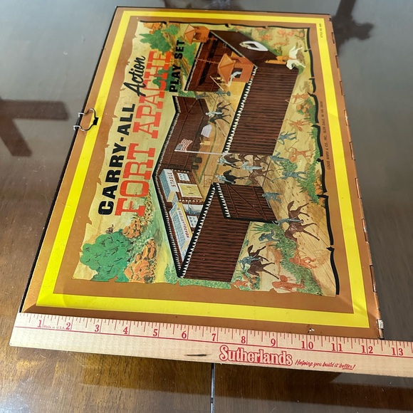 Vintage Louis Marx & Co. Fort Apache Play Set - Picture 3 of 17